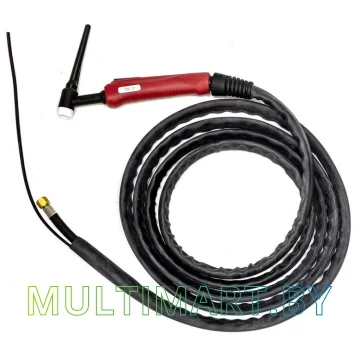 Горелка сварочная Aurora TIG 17F 140A M12x1 4 м (без управляющих разъемов)